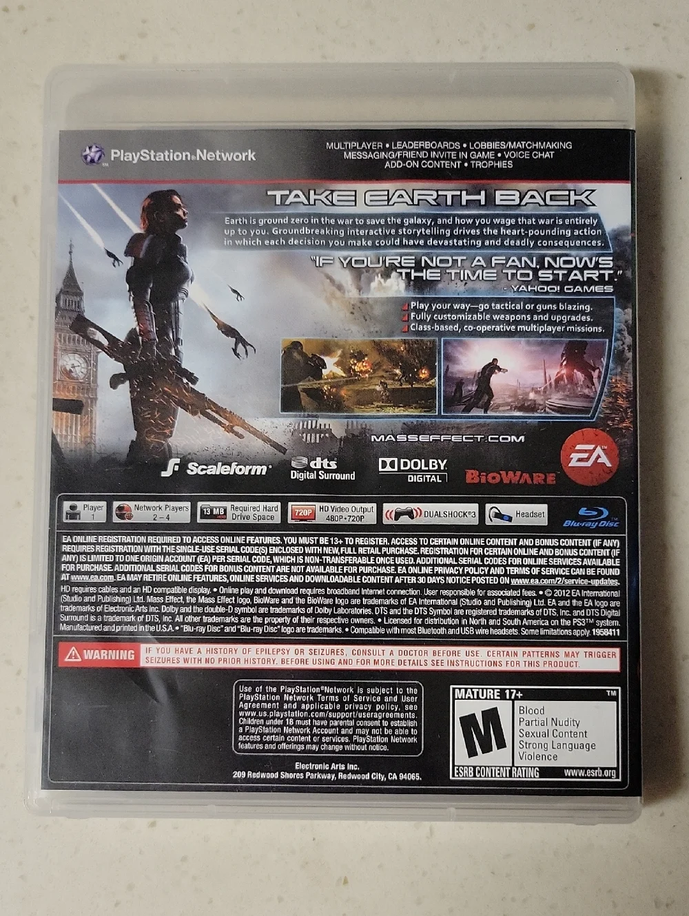 EA Mass Effect 3 (PS3)